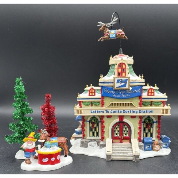 Department 56 North Pole LETTERS TO SANTA Sorting Station Holiday US Seller - Picture 1 of 16